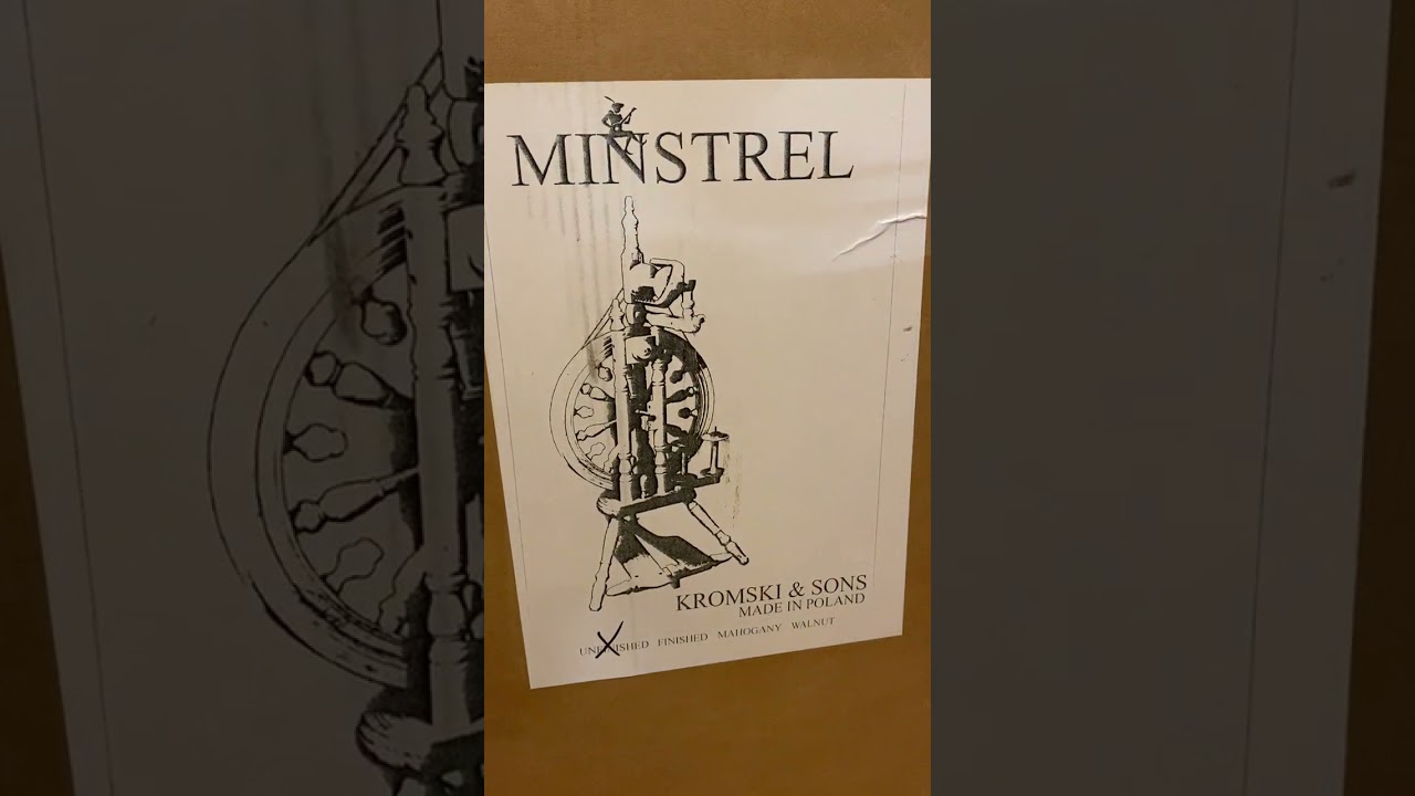 Unboxing Kromski Minstrel Spinning Wheel