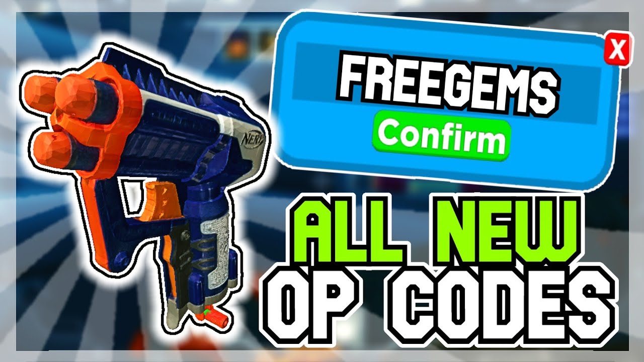(2021) 🔫 Roblox Nerf Strike Codes 🔫 ALL *NEW* SECRET OP CODES!