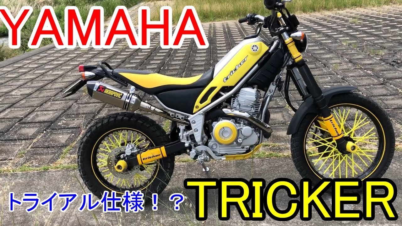 ヤマハ TRICKER トライアル風カスタム完成