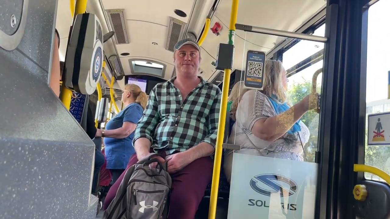 One of the last days on July 30,2022 that Bus route 5 was in service. Solaris urbino 18 III 79077