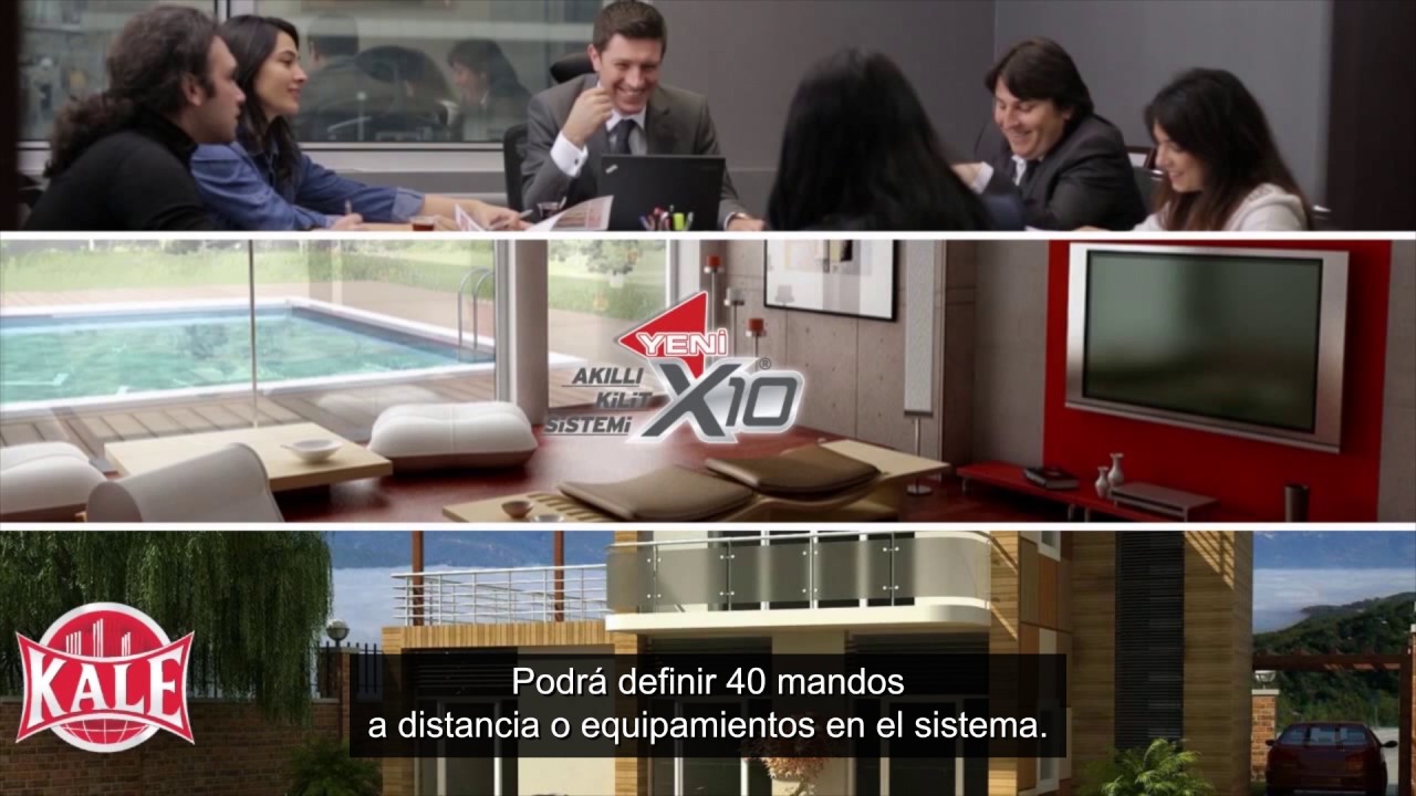 Kale X10 Akıllı Kilit Sistemi Yapılandırma / X10 Sistema de Cerradura Inteligente Configuraci&oacute;n