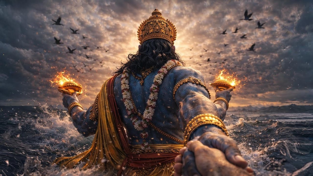 Krishna BGM ✨ Divine Flute Theme | Peaceful & Powerful Devotional Background Music