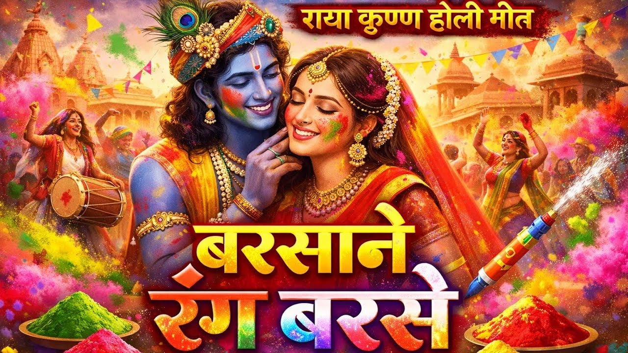 राधा संग खेलें श्याम होरी | Holi Special 2026 | बरसाने में उड़े रे गुलाल | राधा कृष्ण होली गीत 