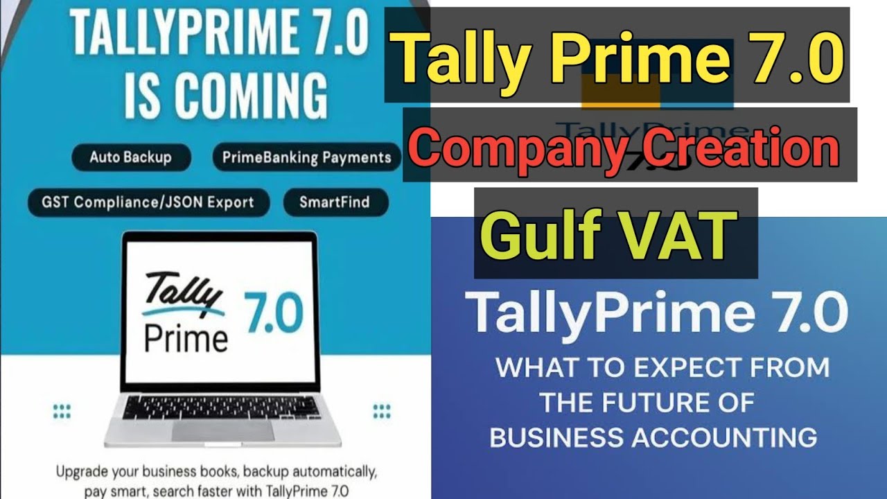 Company Creation In Tally Prime 7.0 In Malayalam..!! (Gulf VAT)