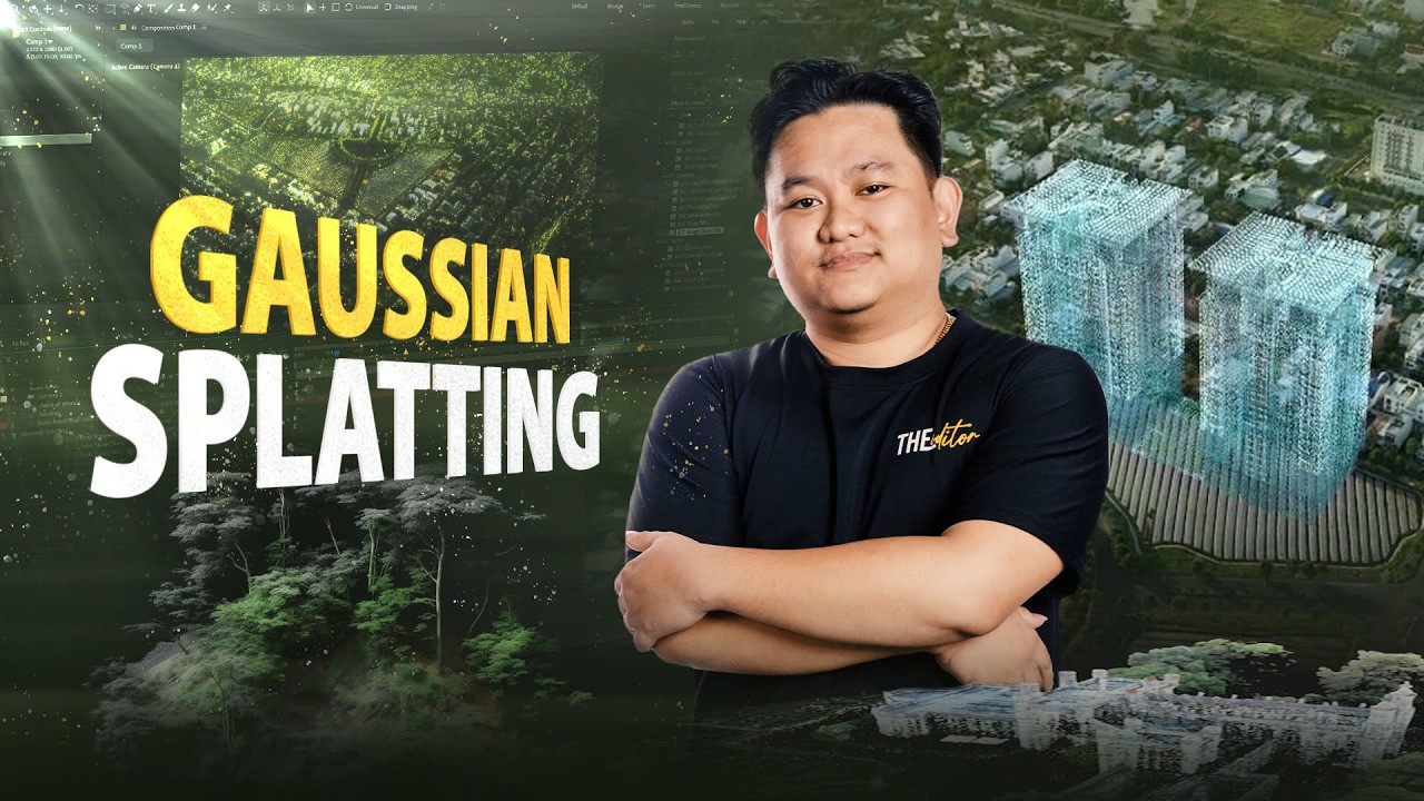 Tutorial: Hiệu ứng Gaussian Splatting Reveal trong After Effects | Crom Creator
