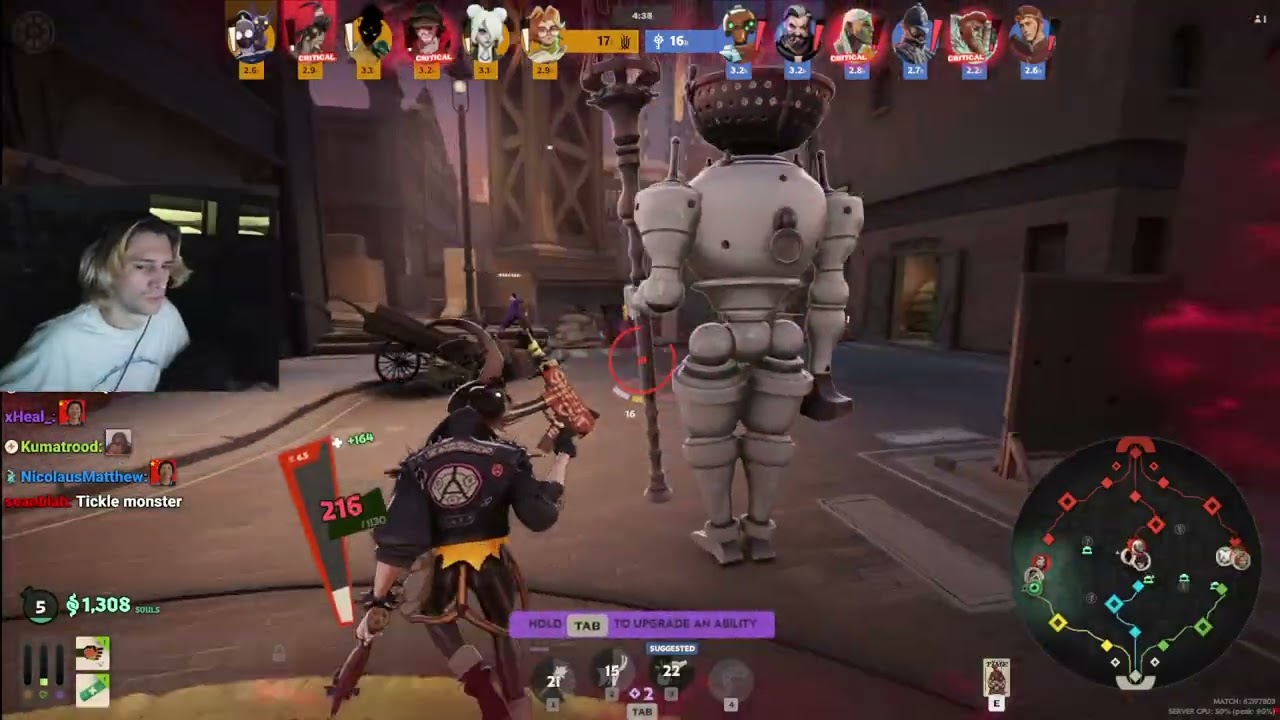 xQc is getting Cracked at DEADLOCK