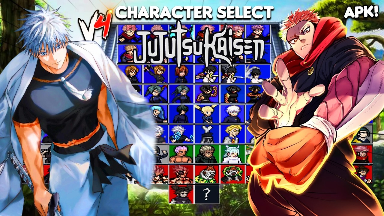 ATUALIZOU! JUJUTSU KAISEN MUGEN V4 PARA CELULAR ANDROID!