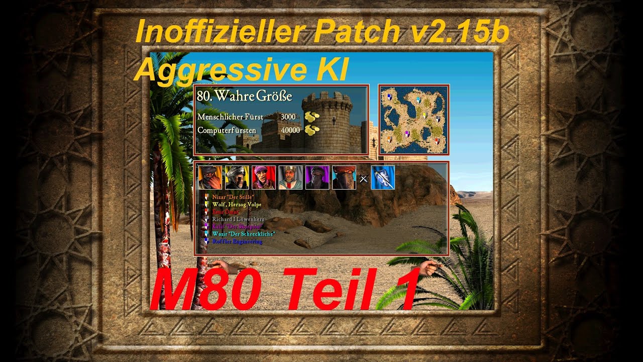 Stronghold Crusader HD M80: Wahre Grösse - Teil 1 | Aggressive KI