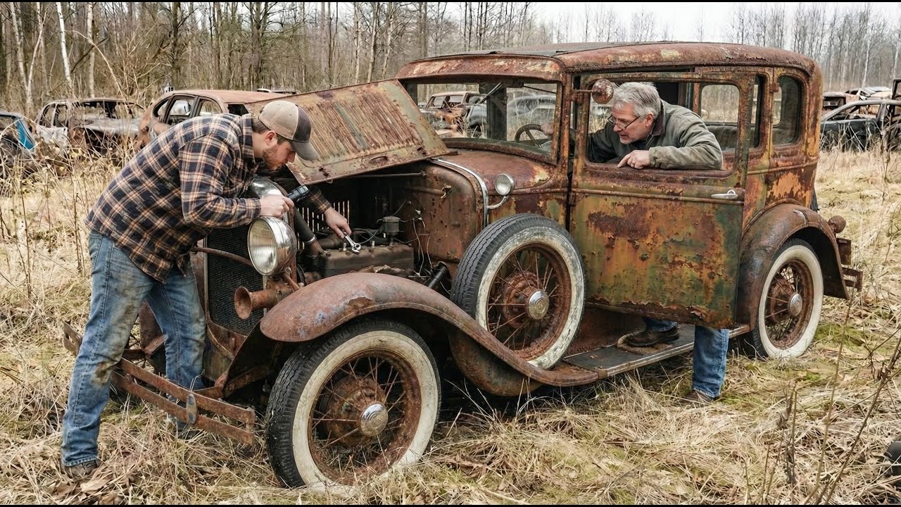 Asmr Car Restoration! Full Restoration of a 1929 FORD from Total Disrepair to Looking New