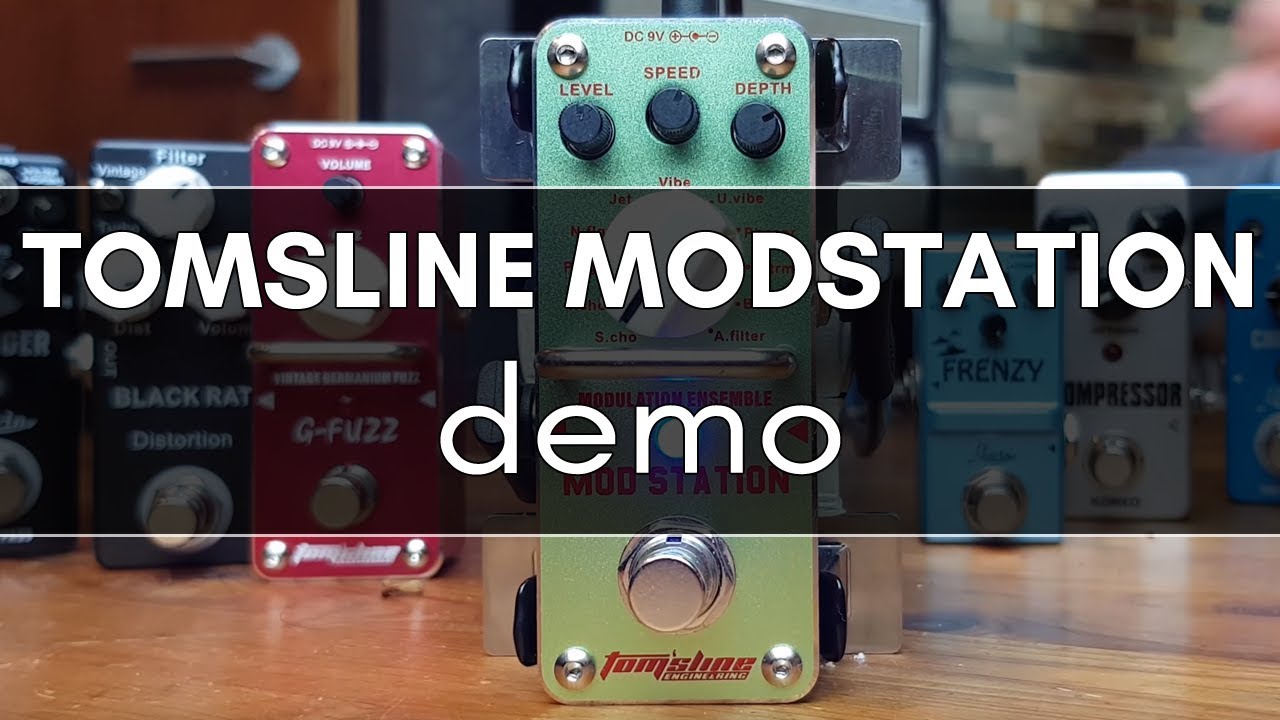 Tomsline Modstation Guitar Sound Demo