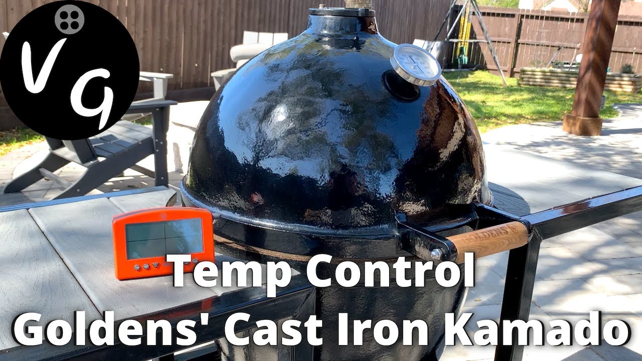 Low & Slow Setup and Temperature Control with ThermoWorks- Goldens' Cast Iron Kamado