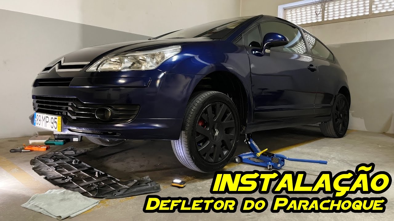 Instalação do Defletor Inferior do Parachoque - Citroen C4