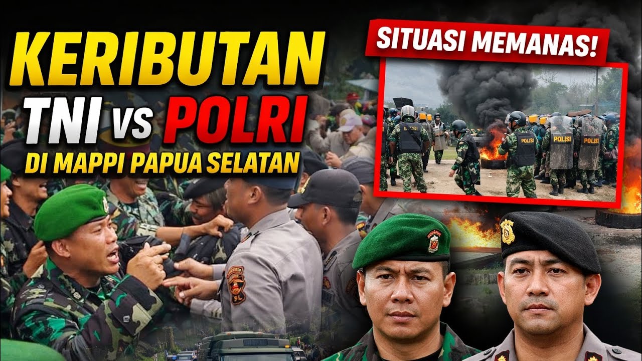 Diduga Salah Paham Berujung Keributan, Oknum TNI&ndash;Polri di Mappi Papua Selatan Sempat Memanas