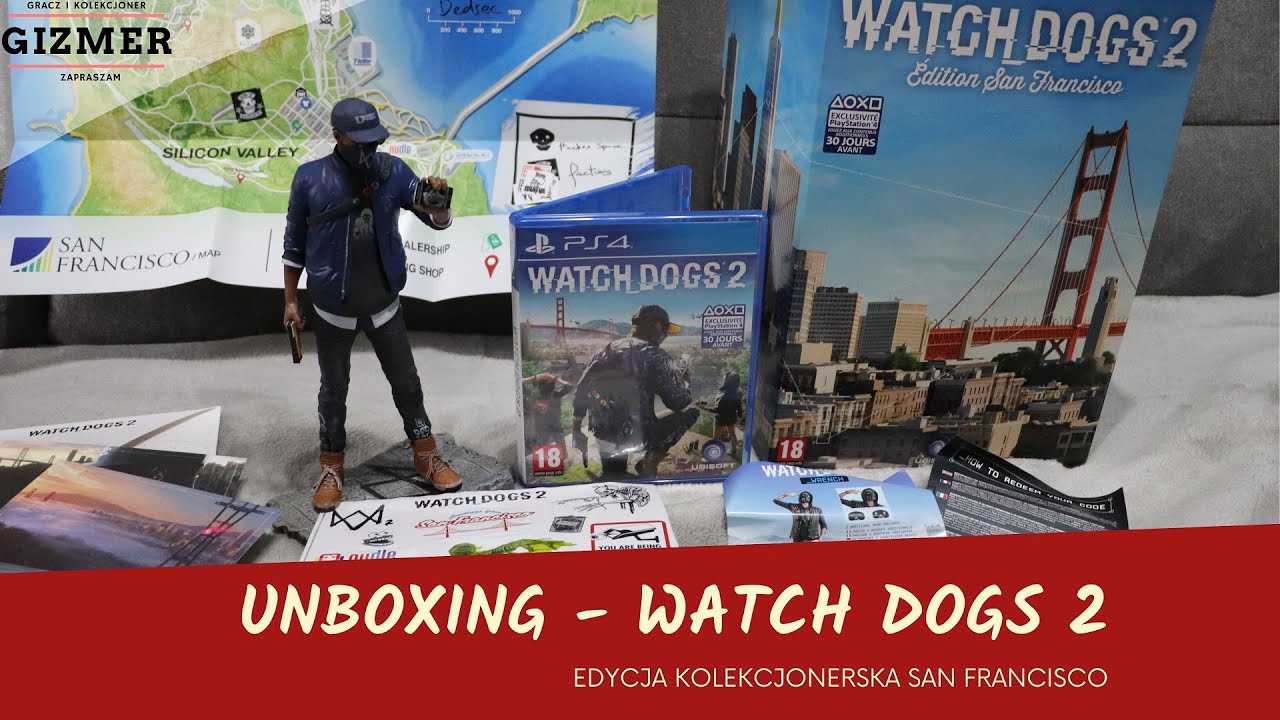 Unboxing - WATCH DOGS 2 EDYCJA KOLEKCJONERSKA SAN FRANCISCO