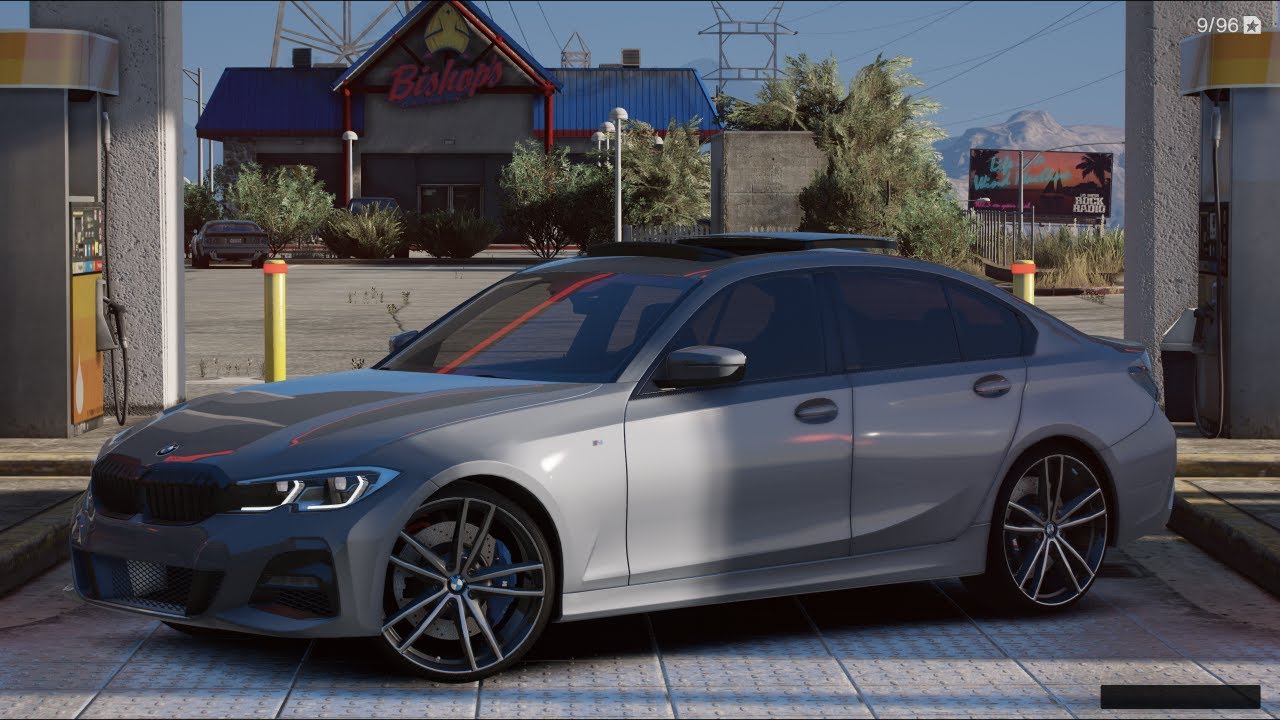 Uber BMW 330i 2021 (Toit ouvrant) - NVE GTA 5