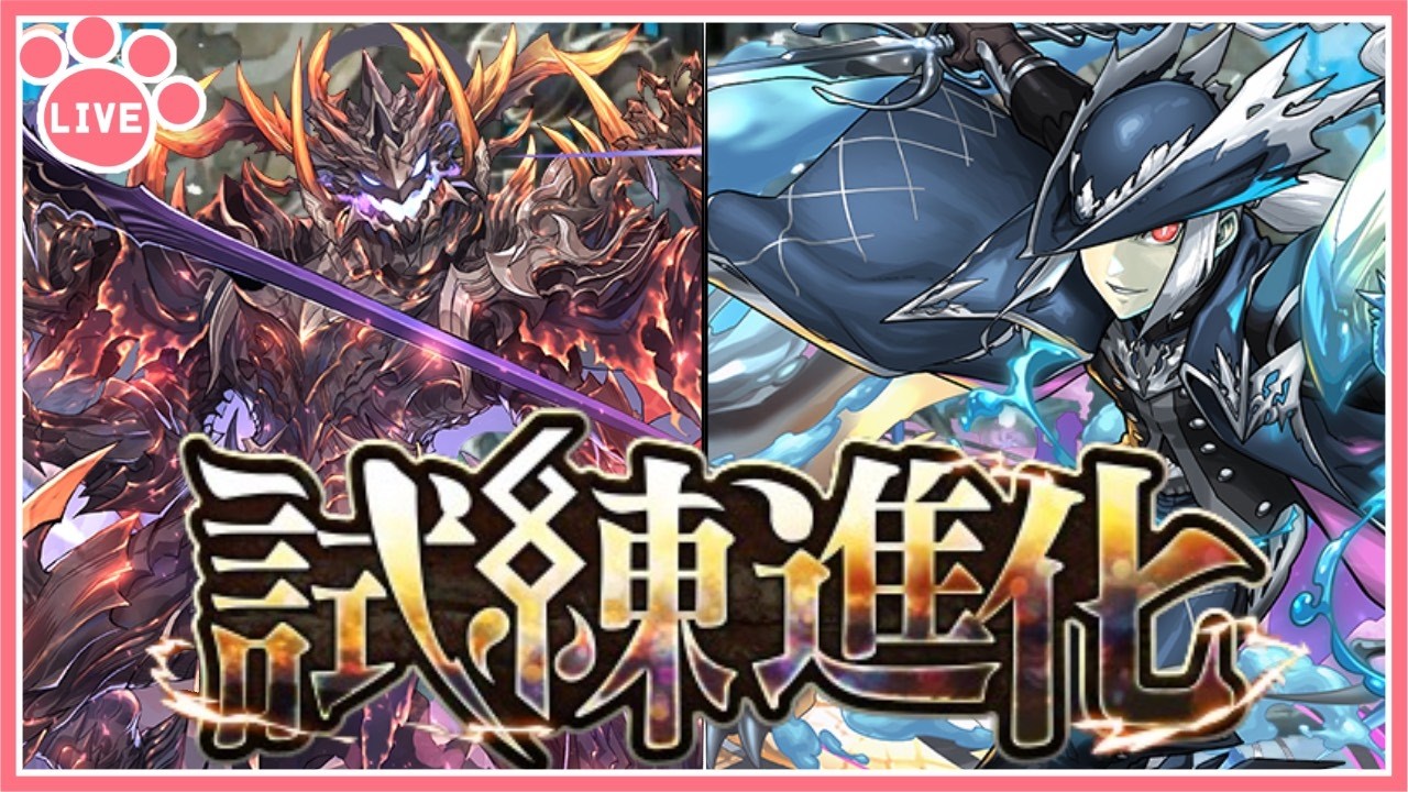 【パズドラ】新しい試練進化やる！【雑談】
