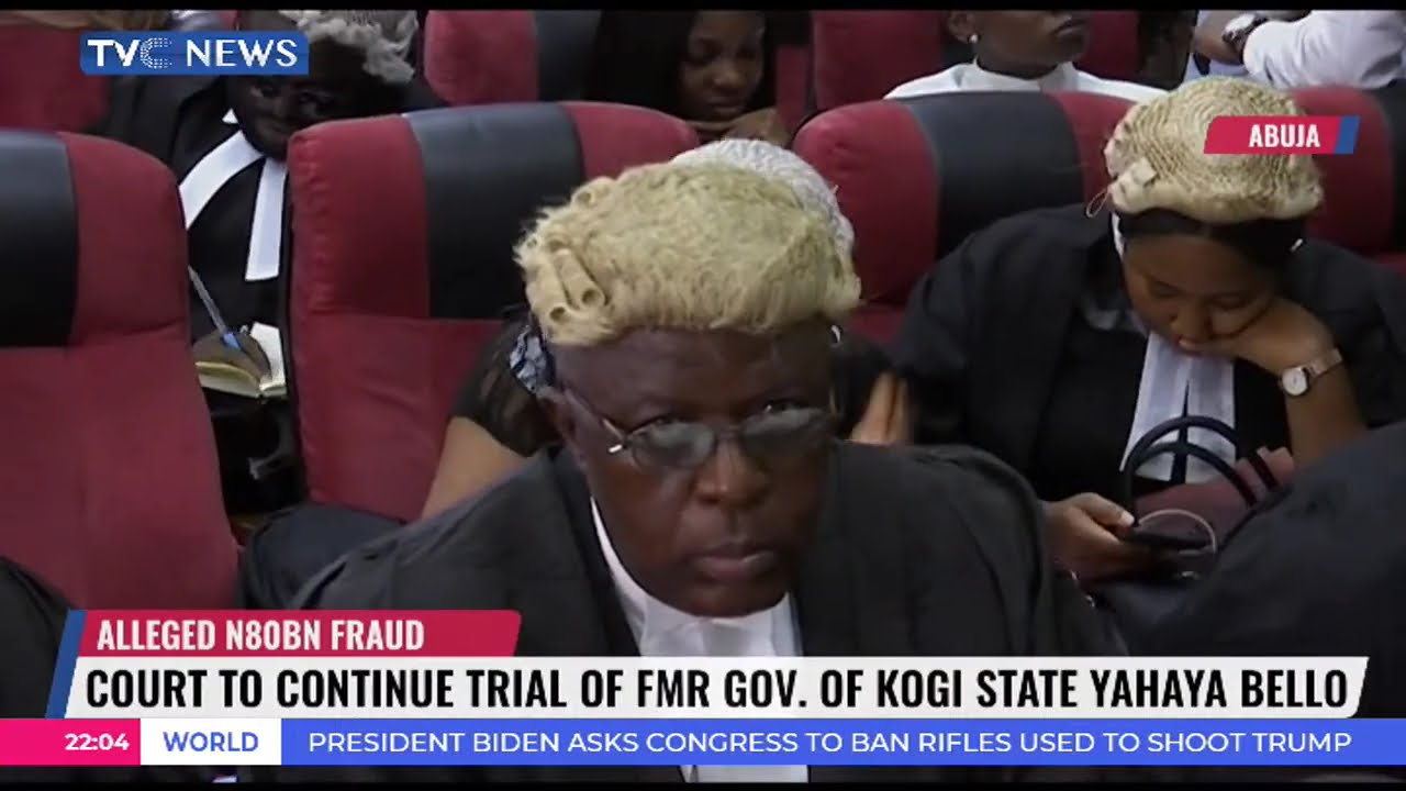 EFCC Vs Bello: Court To Continue Trial Of Fmr. Gov. Of Kogi State Yahaya Bello