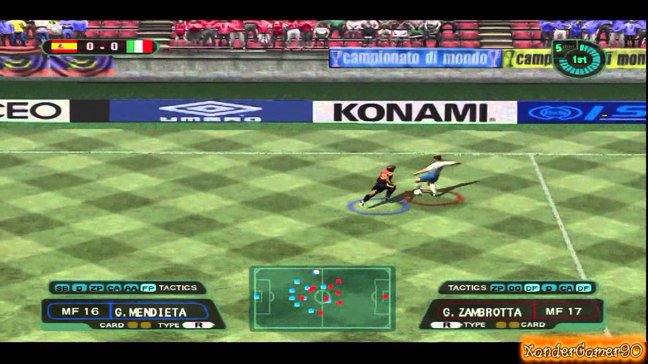 COME ERAVAMO:  ISS (International Superstar Soccer) PS2 GAMEPLAY