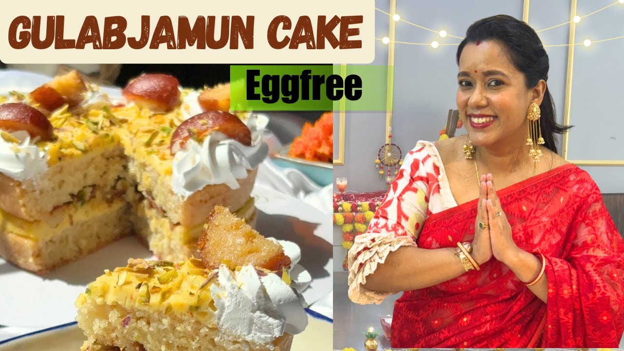 ‼️МАСТЕР-КЛАСС ТОРТА ГУЛАБДЖАМУН БЕЗ ЯИЦ 🤩|#sangeetascookingmantra #gulabjamuncake #eggfreebaking