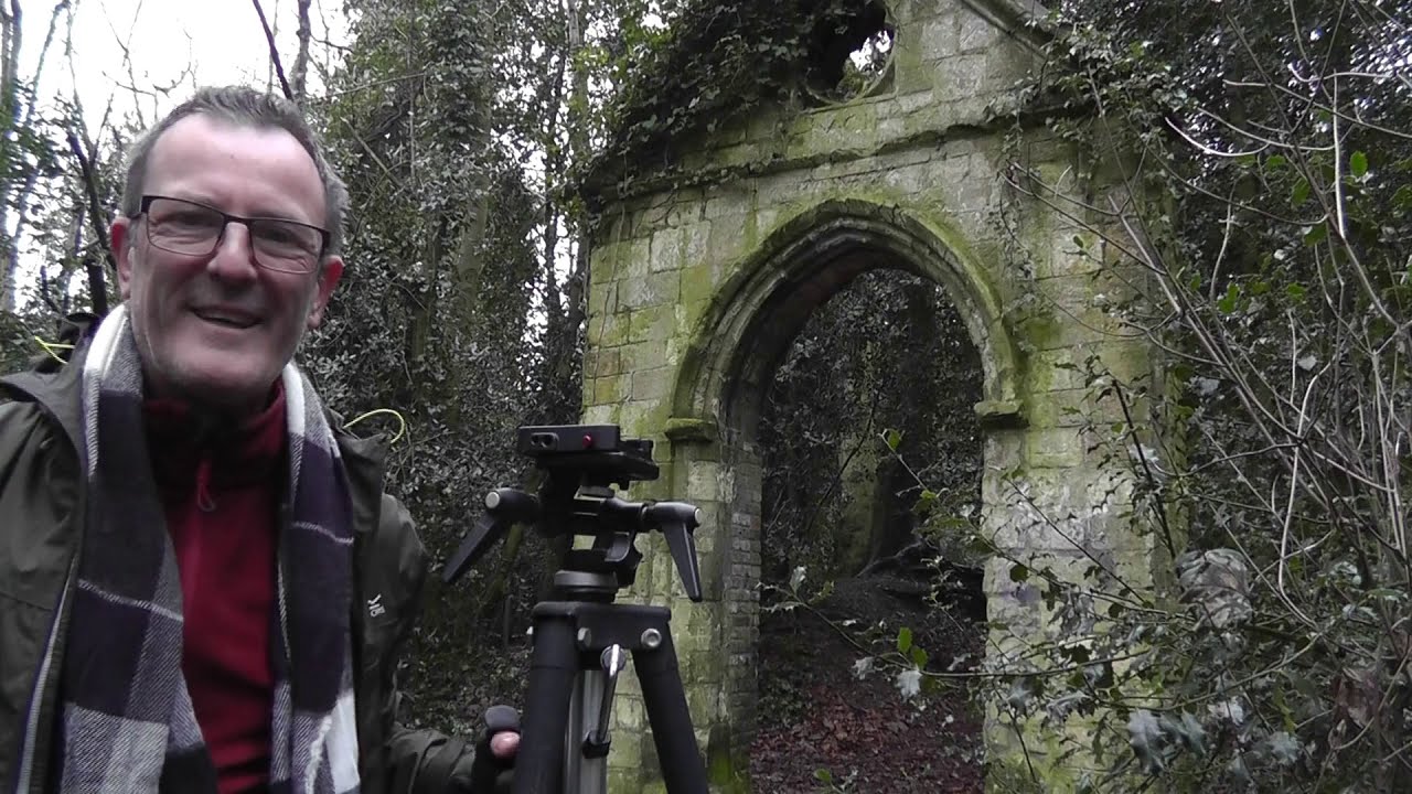 Photographing a ruin in the woods with a MPP 5x4