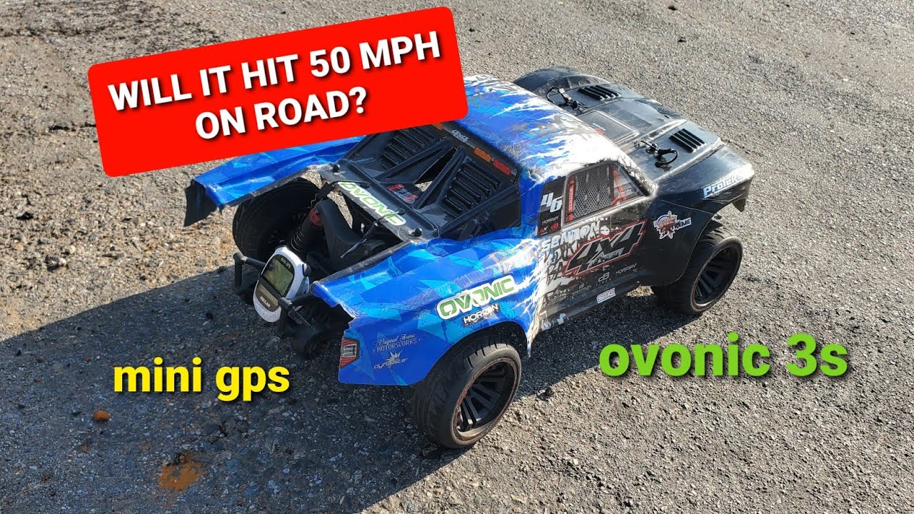 Arrma Senton 3s BLX ON ROAD SPEED TEST W OVONIC 3S