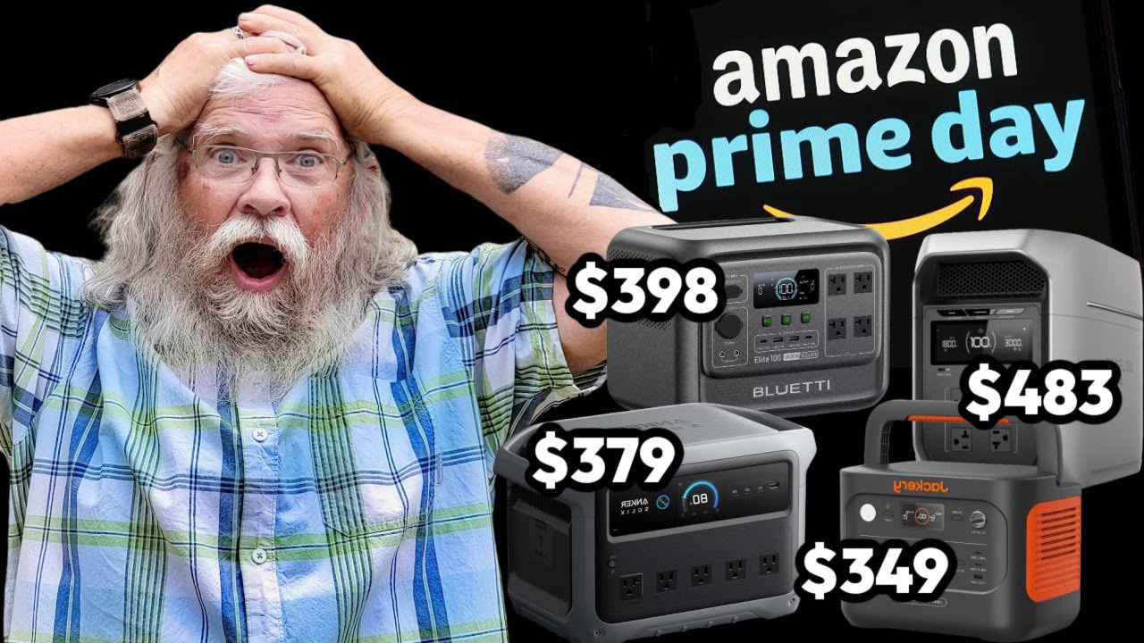 CHEAP PRIME DAY Power Stations – ECOFLOW vs BLUETTI vs JACKERY vs ANKER!