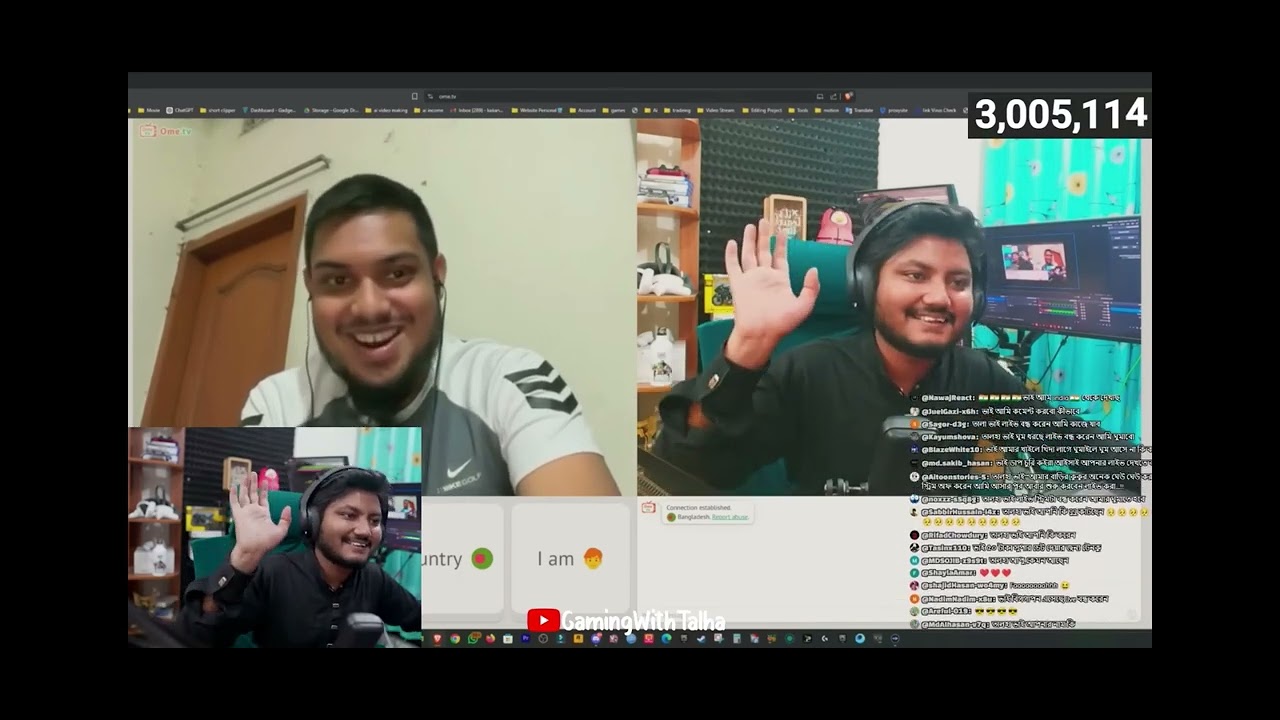 Gaming with talha x funny memes review 🤣🤣 funny movement ..Ome tv🤣🤣🤣(@Gaming with talha is back)