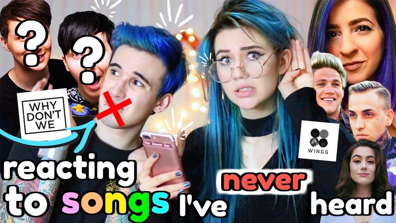 REACTING TO SONGS I'VE NEVER HEARD BEFORE