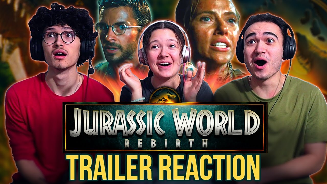 JURASSIC WORLD: REBIRTH Trailer REACTION! | More Dinos? YES Please!