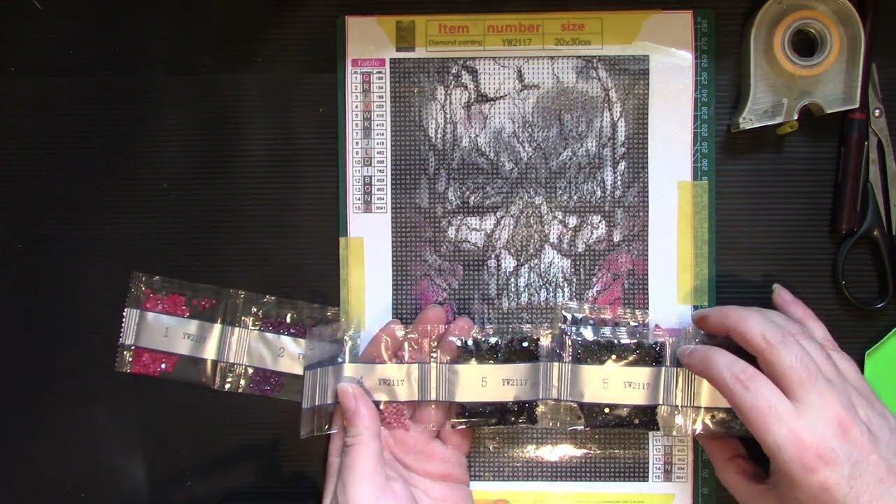 how i do: starting a diamond painting