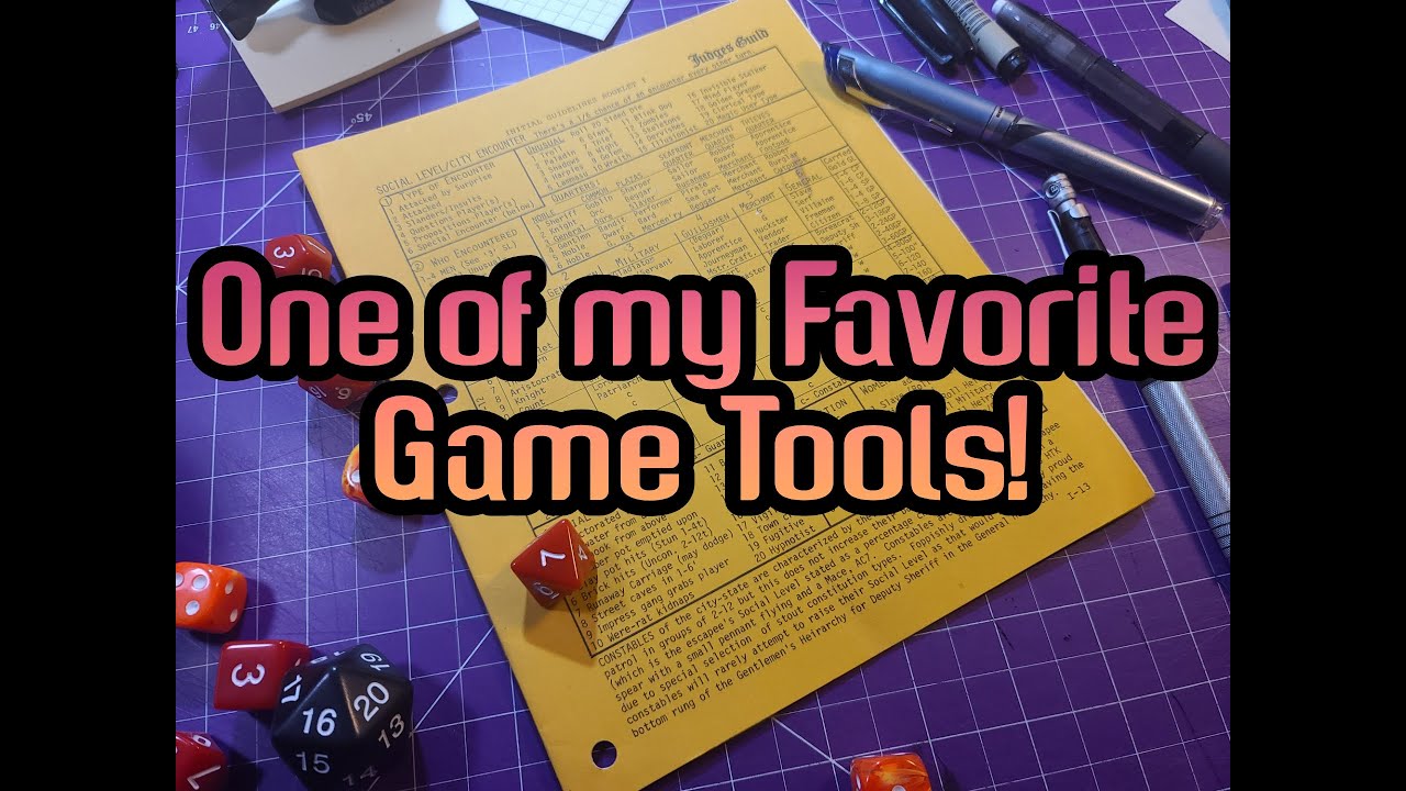 One Of My Favorite Game Tools