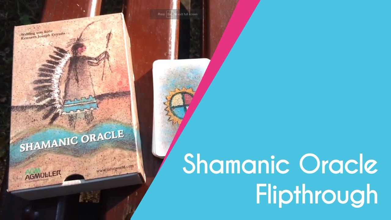 Shamanic Oracle Flip-through