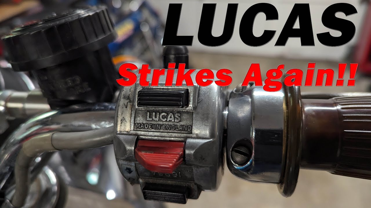 Triumph Bonneville T140v  - Part 8 - Front Brake Switch Repair - LUCAS Strikes Again!