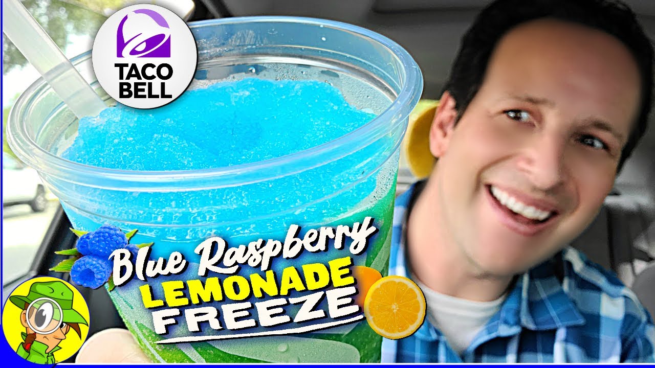 Taco Bell&reg; BLUE RASPBERRY LEMONADE FREEZE Review 🌮🔔🫐🍋🥶 Review | Peep THIS Out! 🕵️&zwj;♂️
