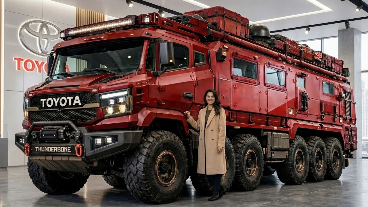 БЕЗУМИЕ! Новый 12-колесный монстр-трак Toyota Thunderbone 12x12 имеет ПОЛНЫЙ ВНУТРЕННИЙ КОМПЛЕКТ! 🔥