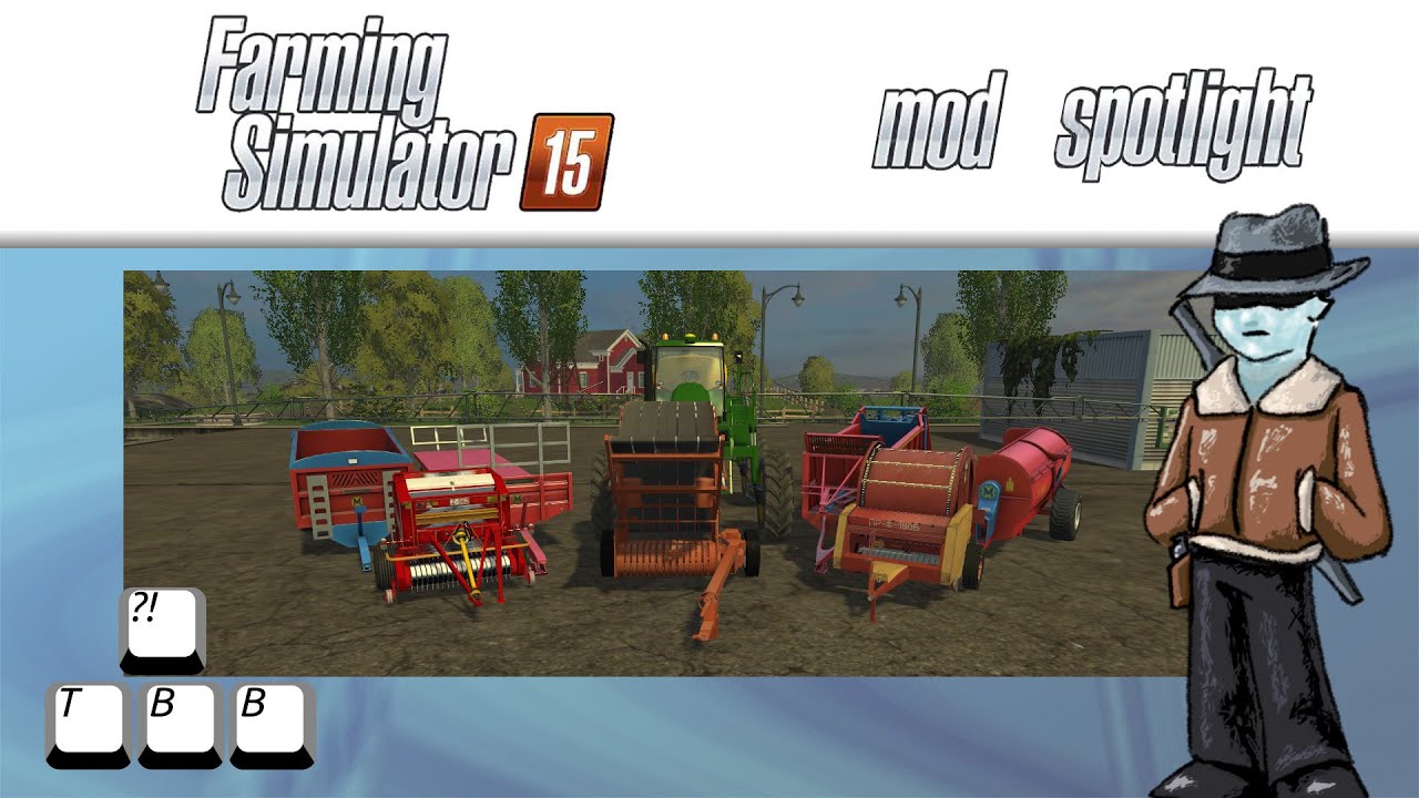 Farming Simulator 15 Mod Spotlight - Round Balers of Russia