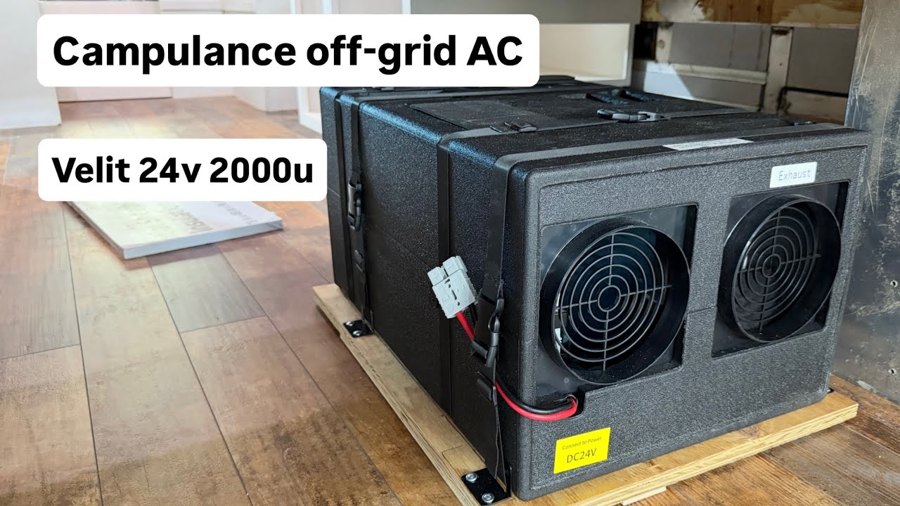 Velit 2000U DC powered air conditioner. Installation and first impressions. 