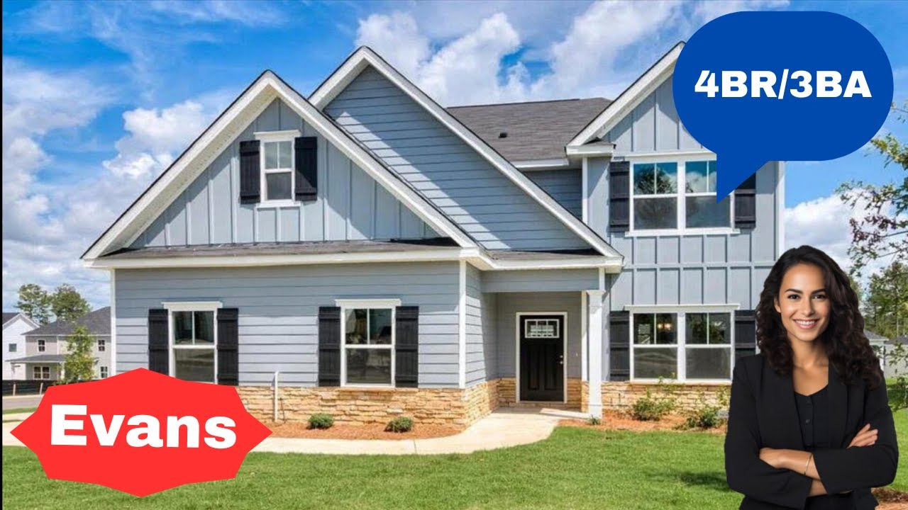 🔴 Evans Georgia Homes 2025:  Top Evans Georgia Homes [Under $500k!] 🍑