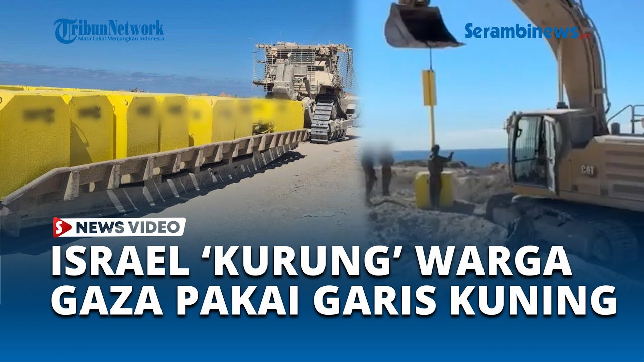 Militer Israel Mulai Letakkan 'Garis Kuning' di Wilayah Gaza
