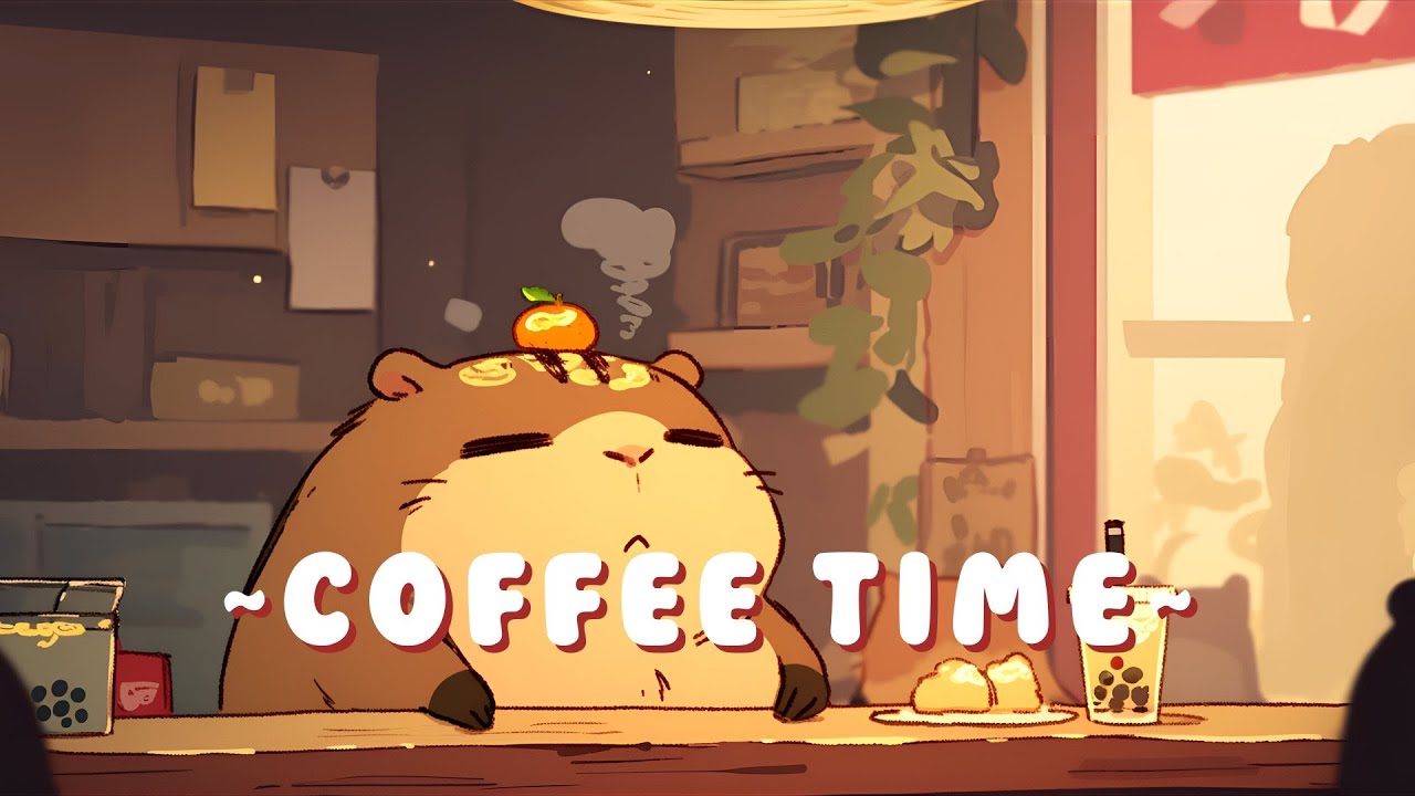 [Full Hour] Capybara Chill Radio | Ambient Study Beats Mix 🦫 📝