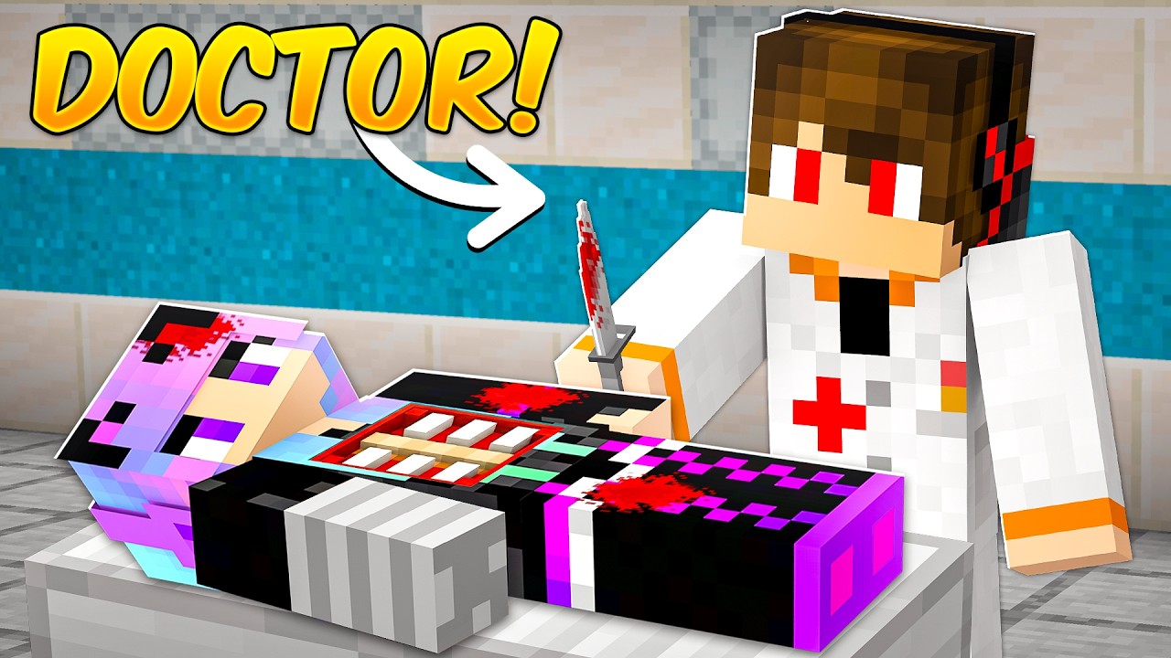 Stealing My sister's organs to troll Her in Minecraft...