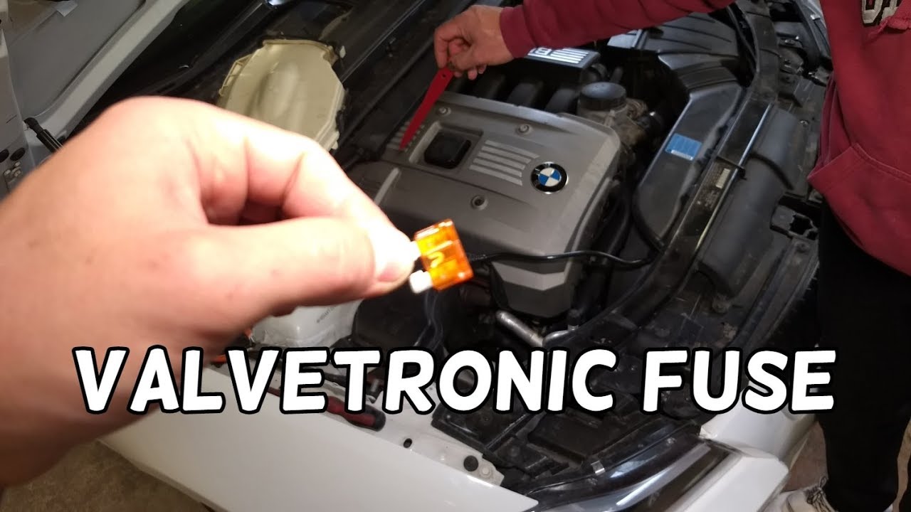 VALVETRONIC MOTOR FUSE LOCATION REPLACEMENT BMW E90 E91 E92 E93
