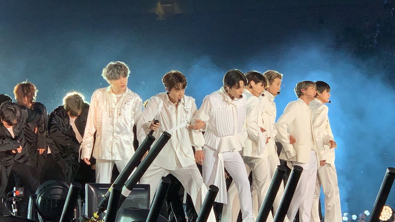 BTS- Not Today & Opening Ment at Speak Yourself Tour concert Rose Bowl Stadium Pasadena LA Day 2