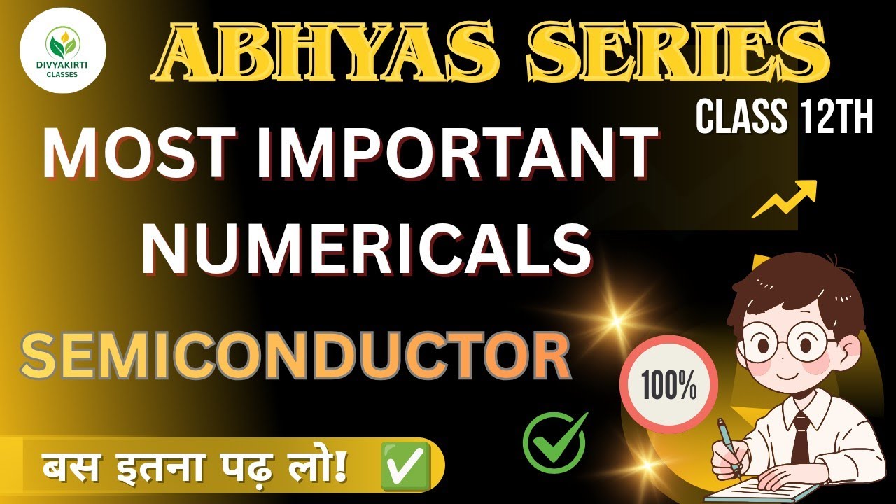 SEMICONDUCTOR | Abhyas series|Most important Numericals| class12th|HBSE|CBSE|NCERT 