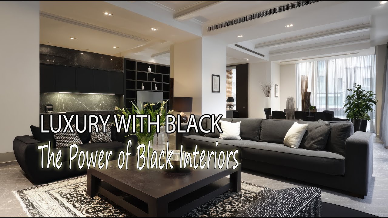 Luxury Home Design Tricks | How to Make Any Home Look Expensive with Black