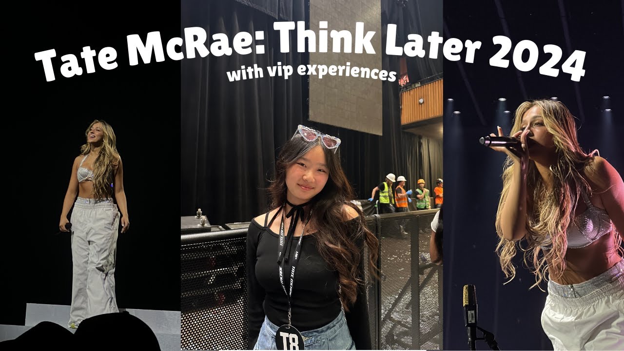 Favorite moments from the Tate McRae: Think Later Tour 2024 SF | mini tour recap