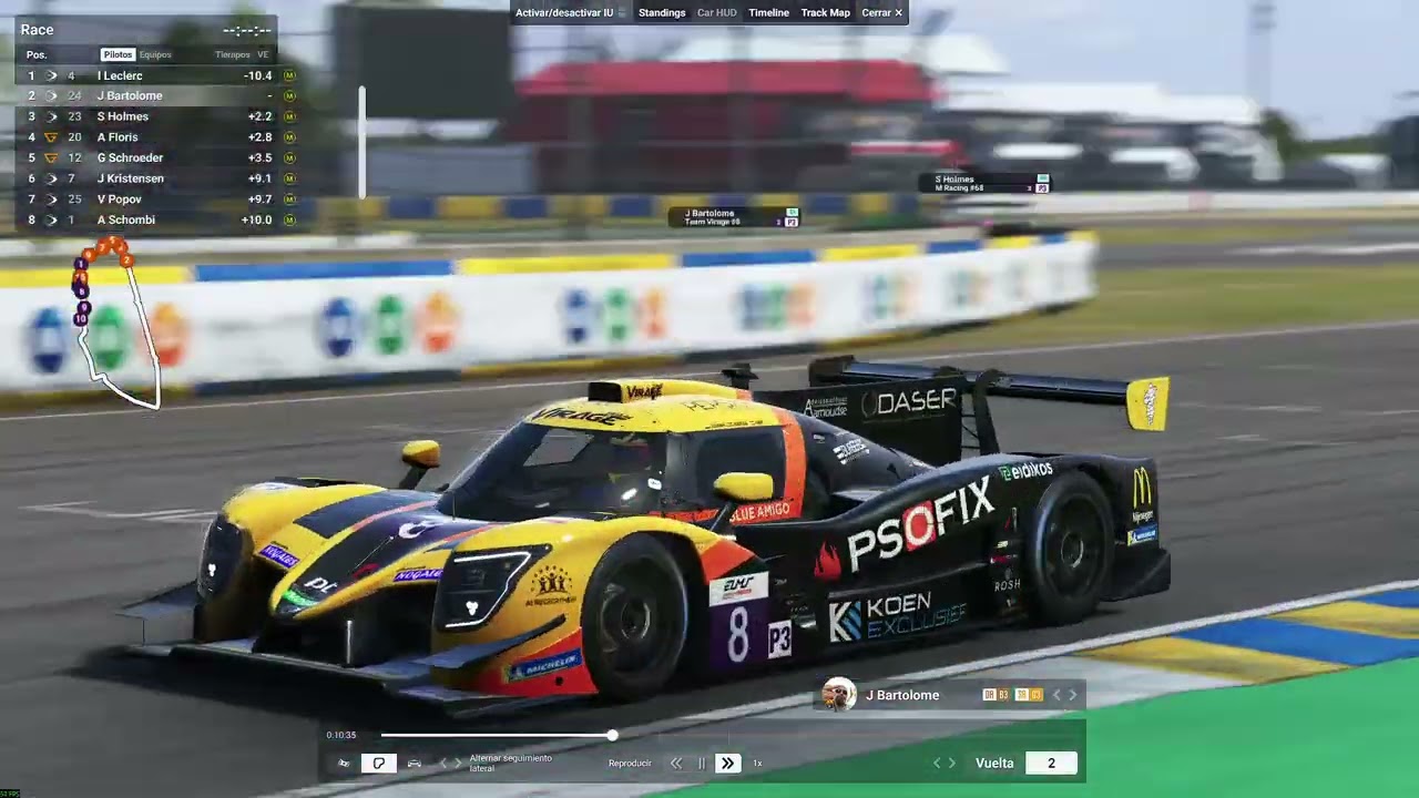 La Sarthe... primera carrera con LMP3 LMU