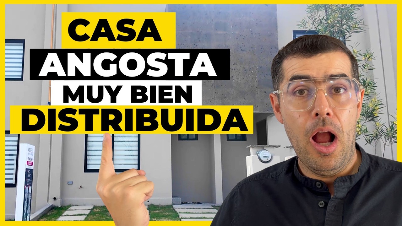 CASA con 4 METROS de Fachada | Distribución PERFECTA 🏠
