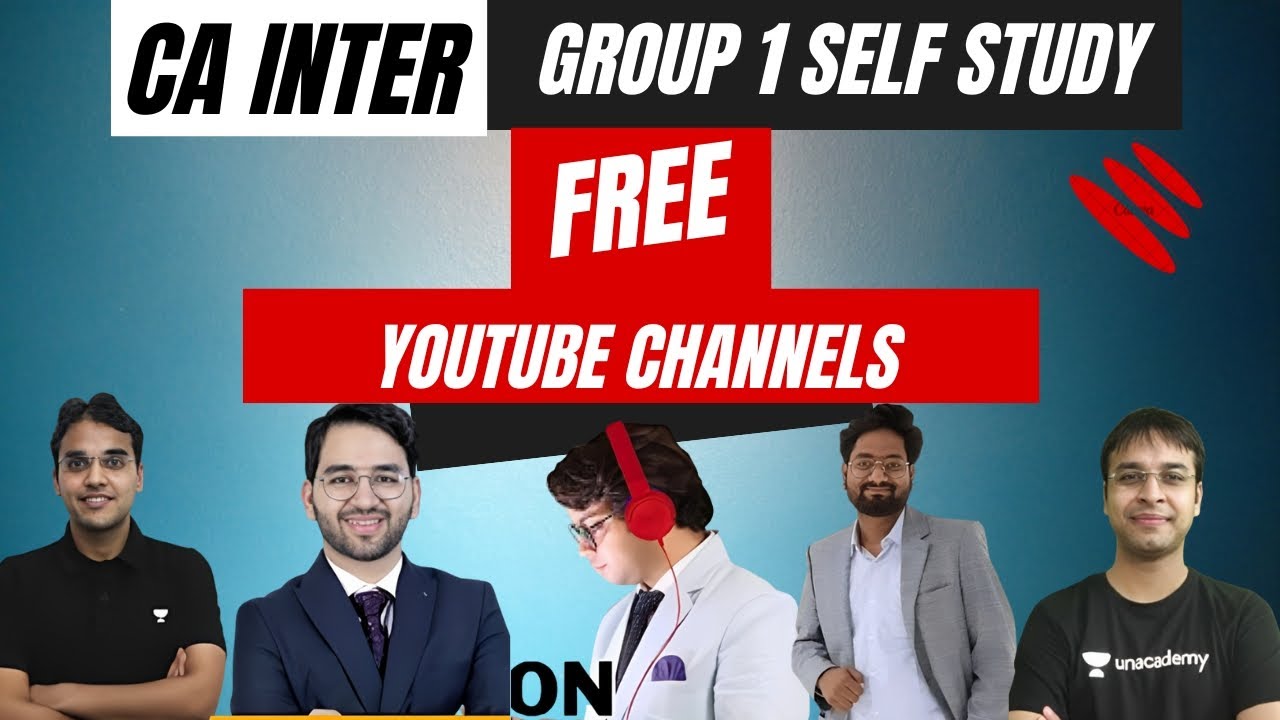 CA Inter best YouTube channels for Free Classes| CA Inter Classes For Free| Group 1|