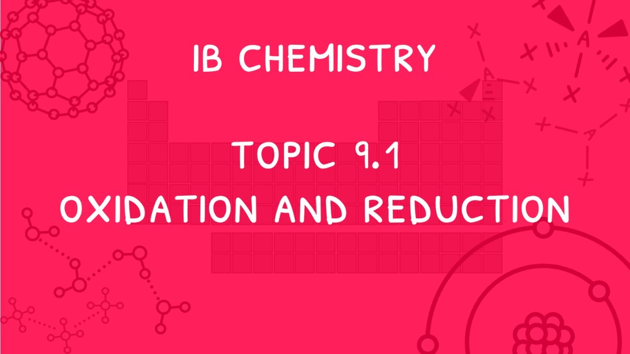 Химия IB, тема 9.1: Окисление и восстановление